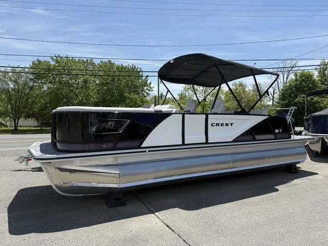The Image of Crest Caribbean 230 SLS Tri-Toon w/200hp, Trailer, Exten 2025 - 1