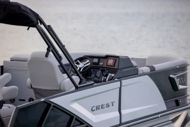 Slide: The Image of Crest Caribbean 230 SLS Tri-Toon w/200hp, Trailer, Exten 2025 - 10