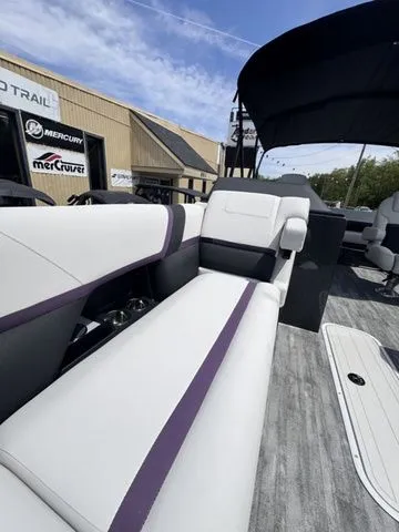 Slide: The Image of Crest Caribbean 230 SLS Tri-Toon w/200hp, Trailer, Exten 2025 - 30