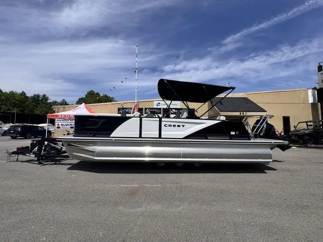 Slide: The Image of Crest Caribbean 230 SLS Tri-Toon w/200hp, Trailer, Exten 2025 - 4