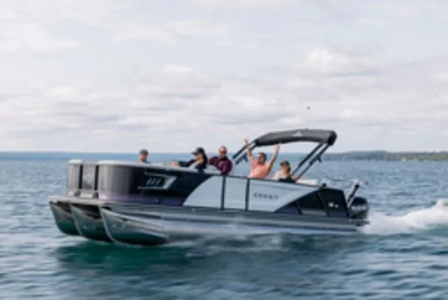 Slide: The Image of Crest Caribbean 230 SLS Tri-Toon w/200hp, Trailer, Exten 2025 - 5