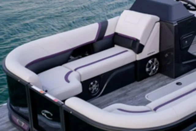 Slide: The Image of Crest Caribbean 230 SLS Tri-Toon w/200hp, Trailer, Exten 2025 - 8