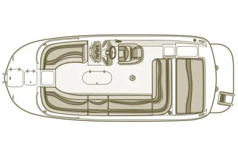 Slide: The Image of Manufacturer Provided Image: Top view layout of 2018 Starcraft Star Step 221 I/O boat. - 6