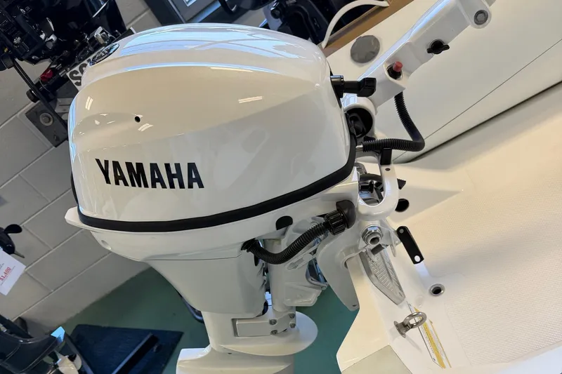 Slide: The Image of Yamaha outboard motor on Novurania TR 270 boat, year 2025. - 3