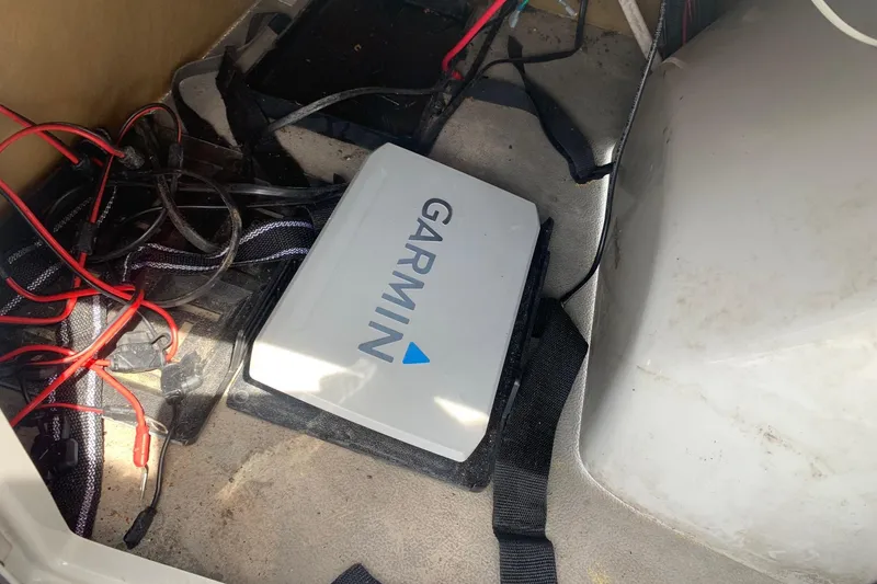 Slide: The Image of Garmin device installed in Yamaha G3 V22FC, 2019 model, with visible wiring. - 13