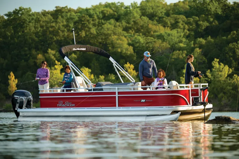 Slide: The Image of Sun Tracker Fishin' Barge 22 DLX 2026 - 95