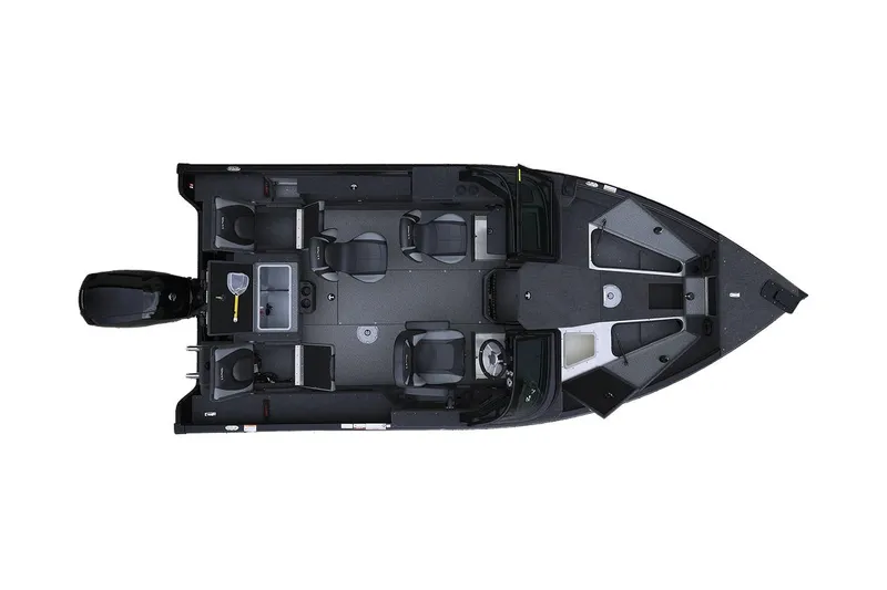 Slide: The Image of Manufacturer Provided Image: Top view of 2025 Lund 1875 Impact XS Sport boat layout. - 31