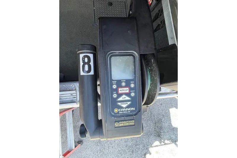 Slide: The Image of Cannon Digi-Troll 10 downrigger on 2018 Thunder Jet Luxor Limited boat. - 9