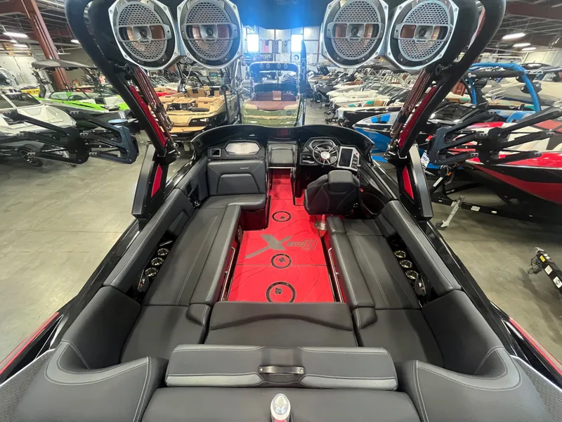 Slide: The Image of Interior of 2022 MasterCraft XStar S with luxurious features. - 8