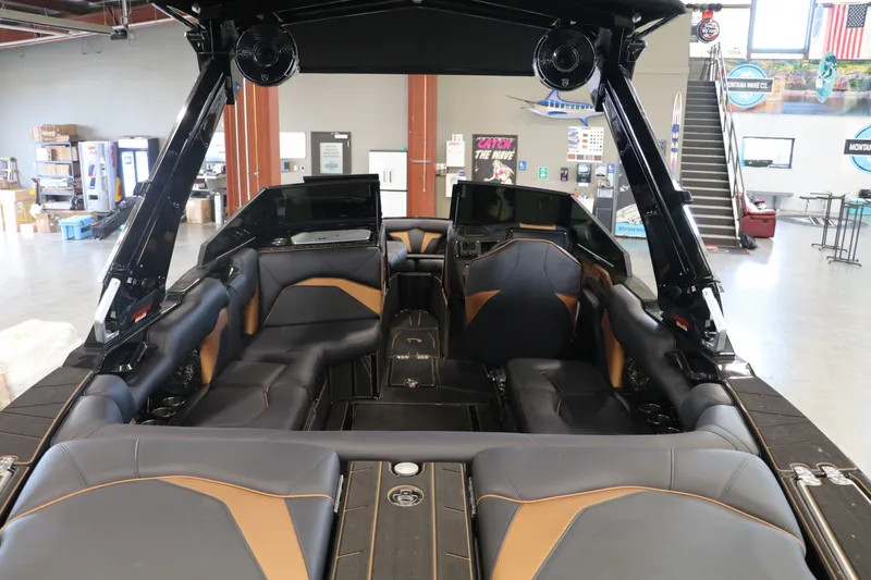 Slide: The Image of Interior of 2025 Centurion Fe23 with luxurious seating. - 9
