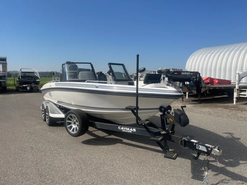 The Image of 2024 Caymas DV 22 boat on trailer in sunny weather. - 1