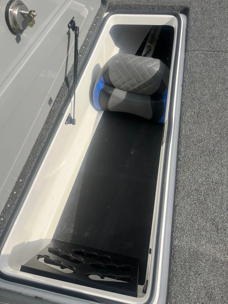 Slide: The Image of Storage compartment in Caymas DV 22 boat, 2024 model. - 19