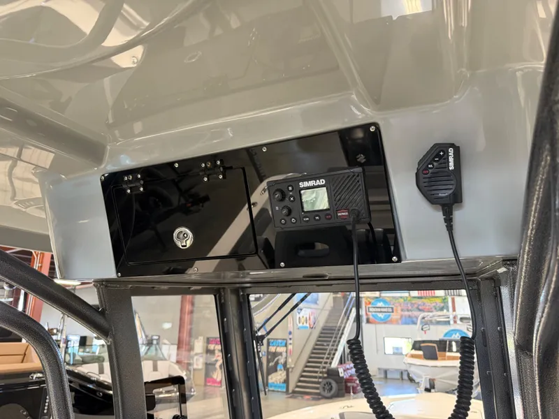 Slide: The Image of Interior view of Sea Pro 292 DLX 2025 with Simrad equipment. - 7