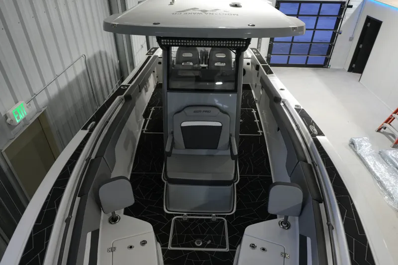 Slide: The Image of Interior view of the 2025 Sea Pro 292 DLX boat. - 8