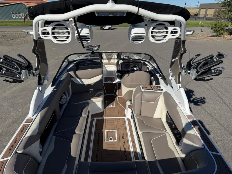 Slide: The Image of Interior of a 2020 Centurion Ri237 boat with luxurious features. - 14