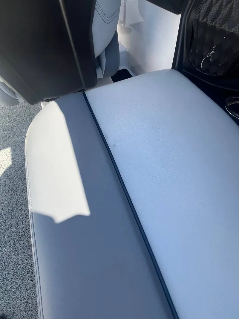 Slide: The Image of Interior of 2022 Malibu Wakesetter 22 LSV, gray upholstery. - 3