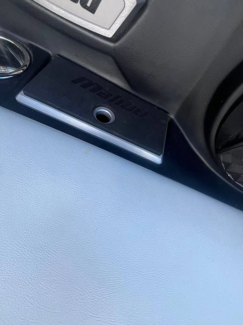 Slide: The Image of Close-up of Malibu Wakesetter 22 LSV 2022 dashboard. - 4