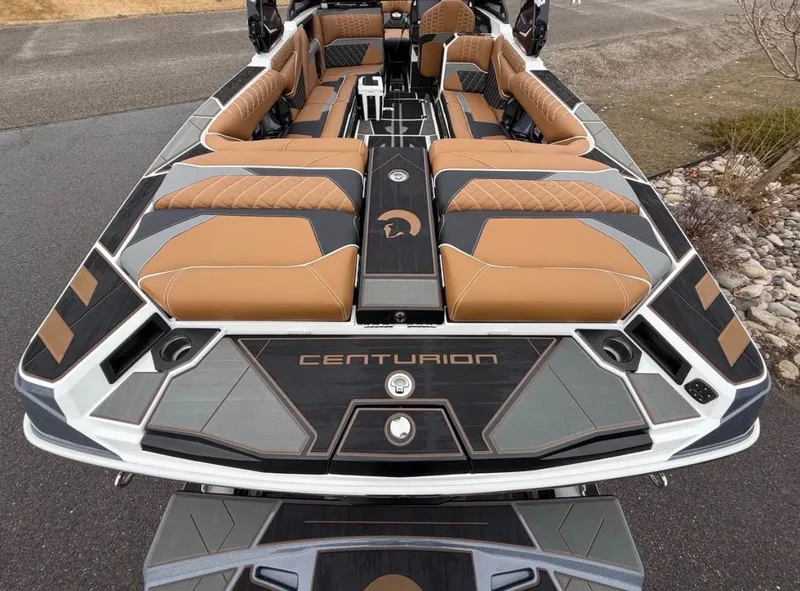 Slide: The Image of Luxurious interior of the 2026 Centurion Ri 265 boat. - 12