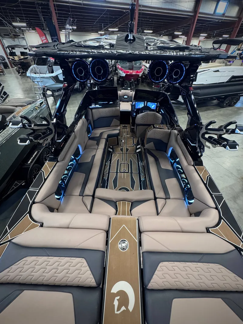 Slide: The Image of Interior of 2026 Centurion Ri245 with luxurious seating. - 11