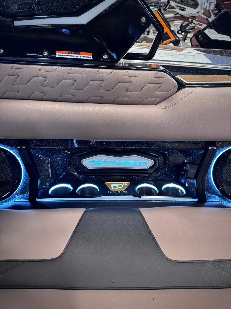 Slide: The Image of Interior of 2026 Centurion Ri245 with illuminated dashboard. - 18