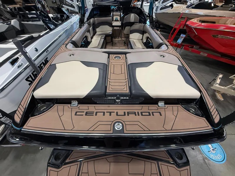 Slide: The Image of 2020 Centurion Ri257 boat with luxurious interior design. - 8