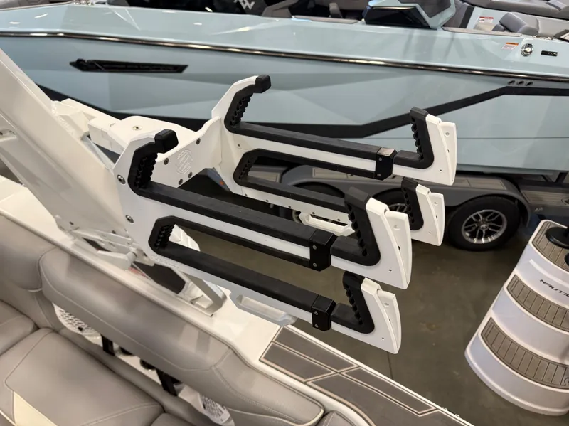 Slide: The Image of Centurion Ri230 2023 boat with modern racks. - 14