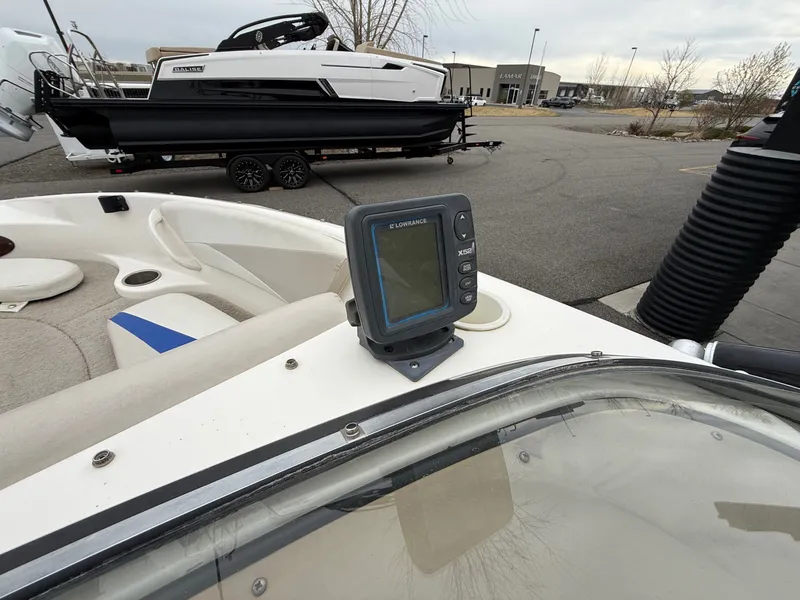 Slide: The Image of 2008 Glastron GT 205 boat with Lowrance X52 fishfinder. - 14