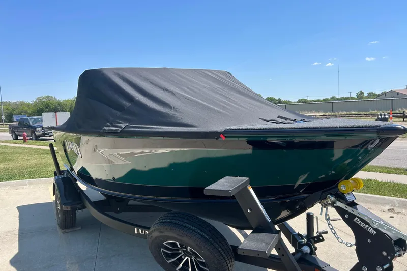 Slide: The Image of Manufacturer Provided Image: 2025 Lund 1775 Impact XS Sport boat, top view, showcasing seating and layout. - 38