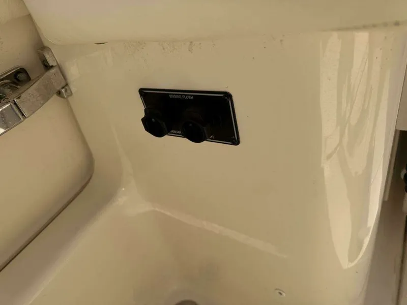 Slide: The Image of Grady-White FREEDOM 2022 boat engine flush control. - 29