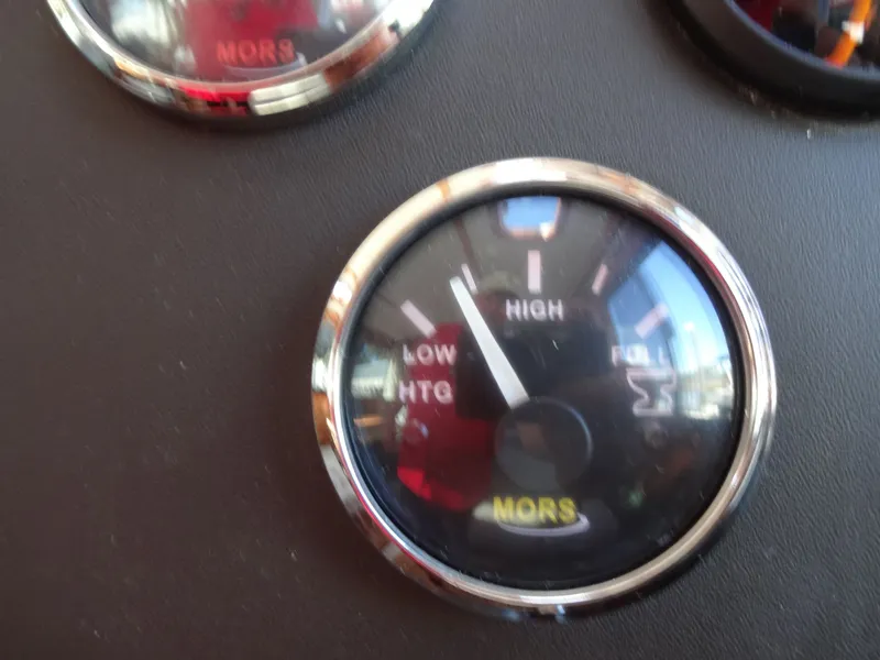 Slide: The Image of Close-up of a North Aegean 30 boat instrument, year 2016. - 30