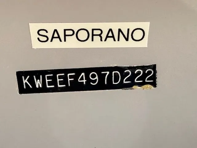 Slide: The Image of Key West 239 FS 2022 serial number and name Saporano. - 13