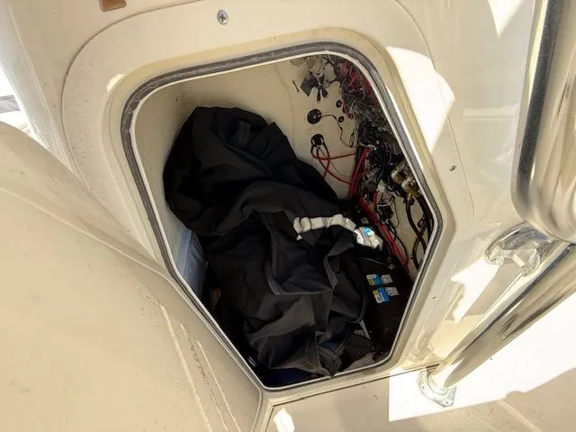 Slide: The Image of Storage compartment in Key West 239 FS boat, 2022 model. - 7