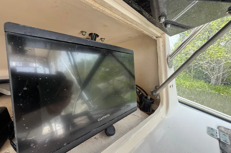 Slide: The Image of Garmin display on 1999 Grady-White Marlin 300 boat, mounted in cabin. - 20