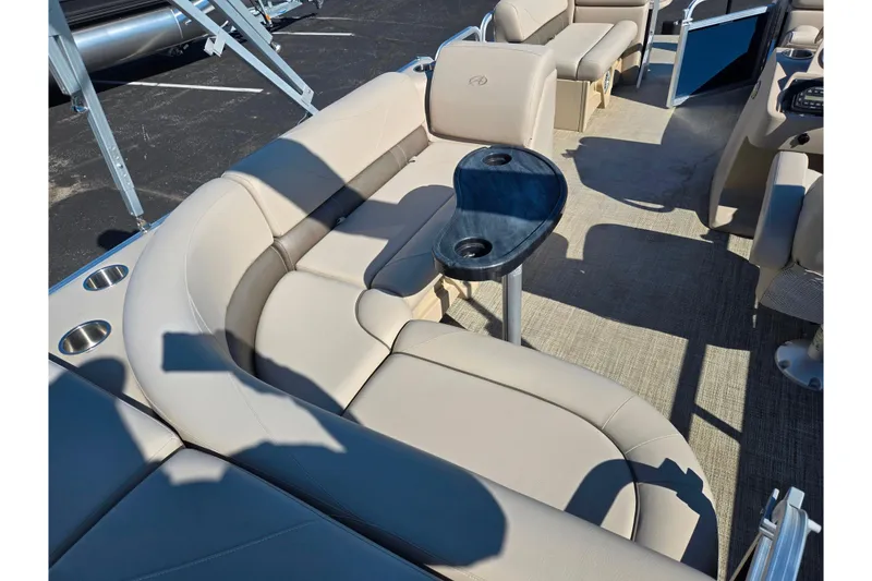 Slide: The Image of Luxurious seating on 2020 Avalon Venture Cruise Bow Fish pontoon boat. - 20