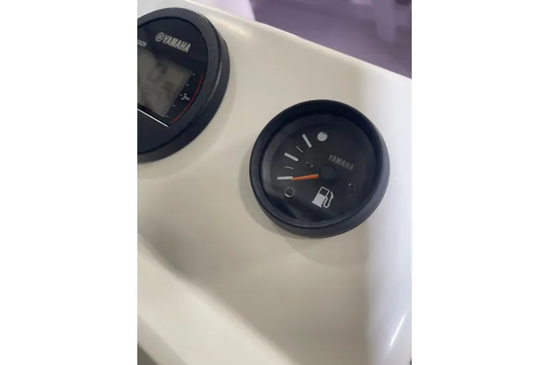 Slide: The Image of Dashboard of 2021 Brig Navigator 485 with Yamaha fuel gauge and display. - 4