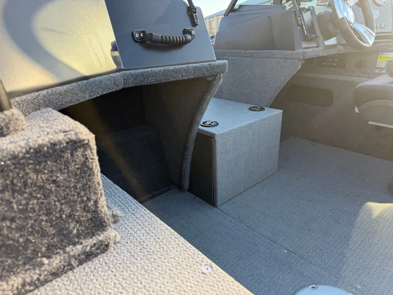 Slide: The Image of Interior of G3 Angler V 178 F boat, model year 2026. - 13