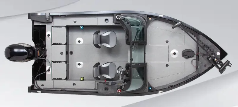 Slide: The Image of Top view of G3 Angler V 178 F boat, 2026 model. - 5