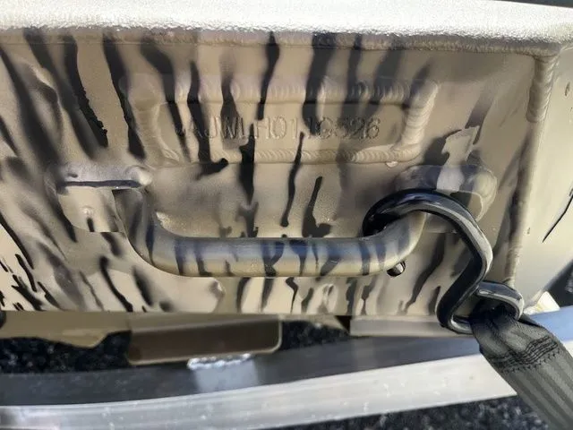 Slide: The Image of Close-up of Thor LH1900CC boat hull with camouflage pattern, year 2026. - 3