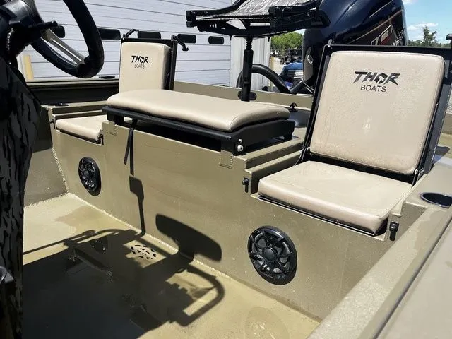 Slide: The Image of Interior of Thor LH1900CC boat with Baystar steering, 2026 model. - 9