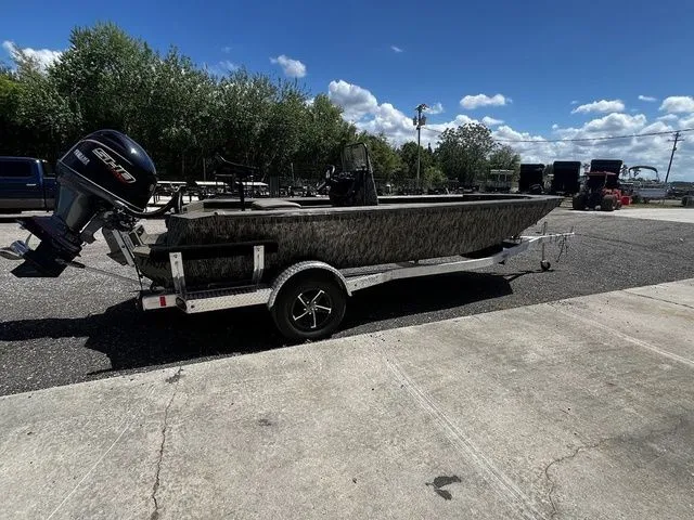 The Image of 2026 Thor LH1900CC boat with Baystar steering on trailer. - 1