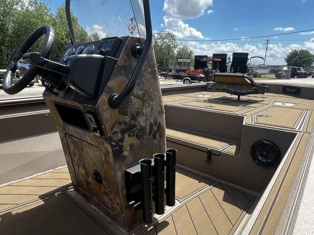 Slide: The Image of 2026 Thor LH1900CC boat with Baystar steering, interior view. - 12