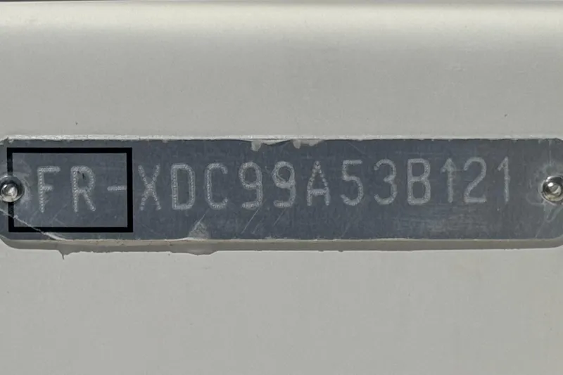 Slide: The Image of Zodiac N-ZO 680 2021 model identification plate with serial number. - 26