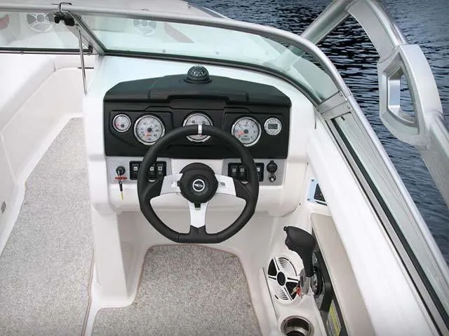 Slide: The Image of Interior view of 2011 Chaparral 216 SSi helm. - 8