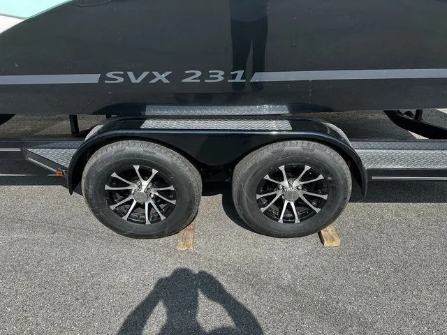 Slide: The Image of Starcraft SVX 231 boat trailer with dual axles, 2024 model. - 13