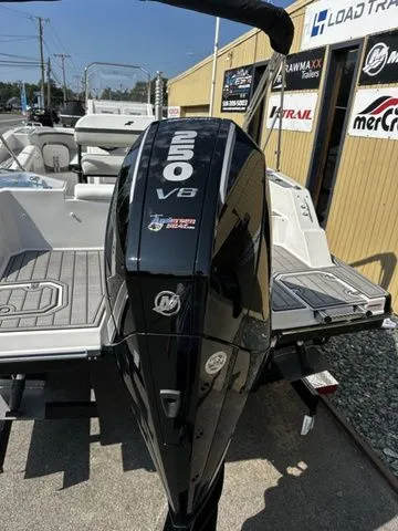 Slide: The Image of 2024 Starcraft SVX 231 OB boat with 250hp engine and trailer. - 14