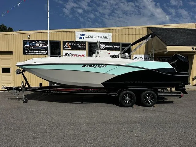 Slide: The Image of 2024 Starcraft SVX 231 OB boat with trailer, 250hp. - 4