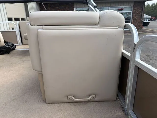 Slide: The Image of Bennington 20 SF 2012 boat seat with storage compartment. - 38