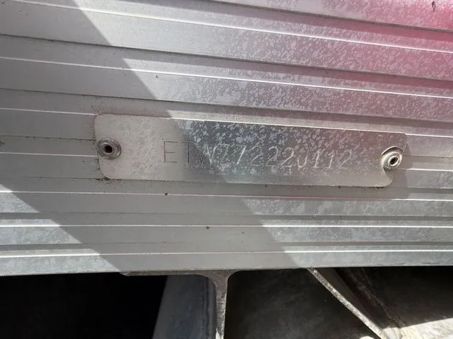 Slide: The Image of Serial number plate on a 2012 Bennington 20 SF boat. - 44