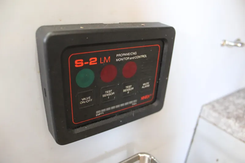 Slide: The Image of Propane/CNG monitor and control panel, Fisher 30, 1972 model, S-2 LM system. - 47