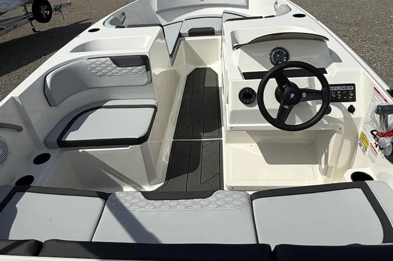 Slide: The Image of Interior of 2026 Bayliner M17 with modern design. - 7